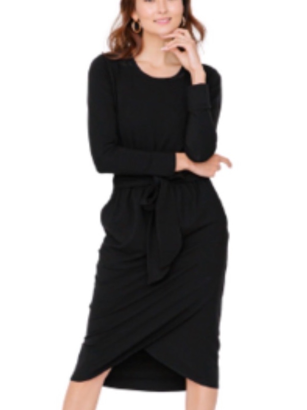 Smash + Tess The Long Sleeve Rebecca Wrap Dress